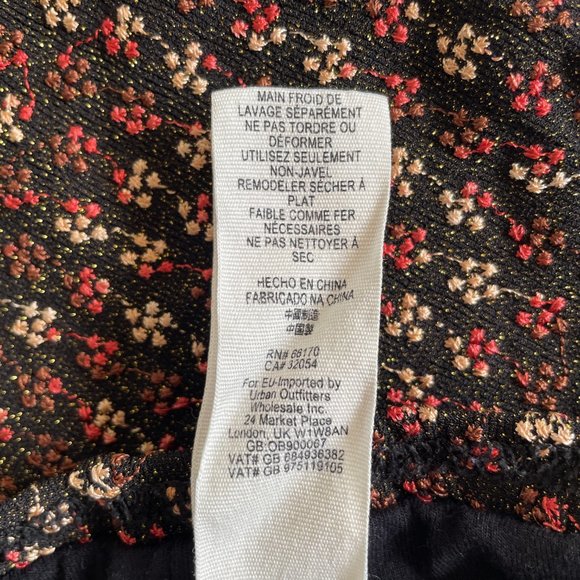 Free People Brown Patterned Flare Pants - Picture 8 of 8